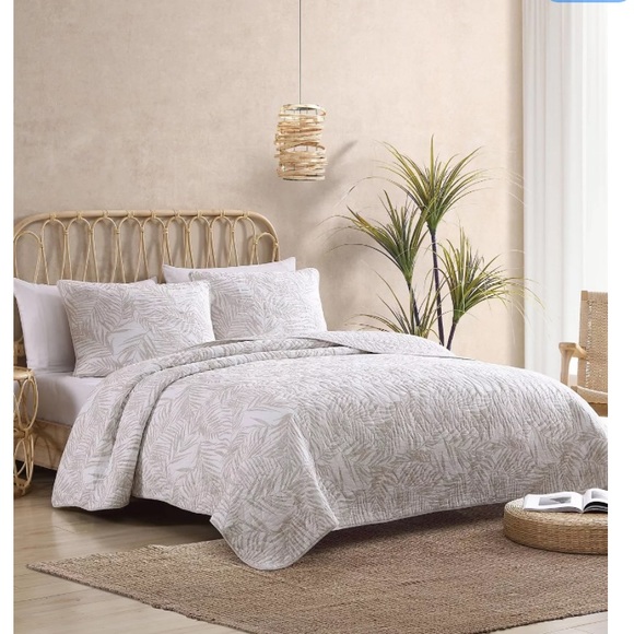 Tommy Bahama Bedding Tommy Bahama Twin Quilt Set Reversible Cotton Bedding With Matching
